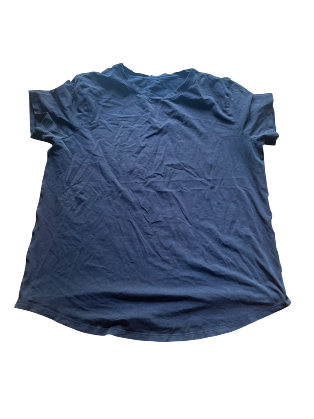 Lululemon Black Short Sleeve Cotton Blend Everyday Shirt Women’s Large